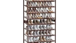 Amazon's $146 12-tier shoe organizer that holds up to 60 pairs is 48% off