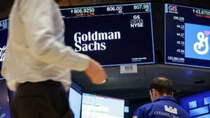 Stocks making the biggest moves midday: GS, BULL, WS, MU