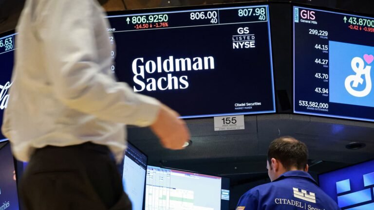 Stocks making the biggest moves midday: GS, BULL, WS, MU