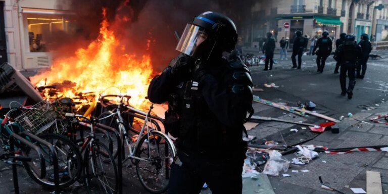 Stocks sell off globally as crisis grips France and Saudi Arabia cancels ‘Davos in the Desert’