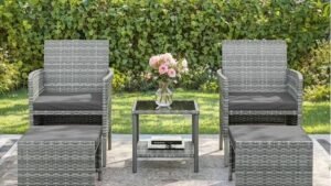 Walmart is selling a $216 5-piece wicker patio set for $103