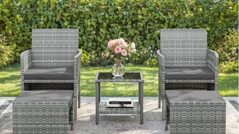 Walmart is selling a $216 5-piece wicker patio set for $103